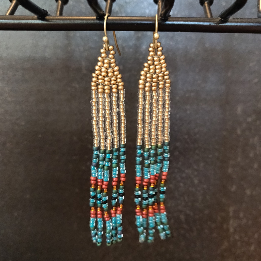 Hand Beaded Earring