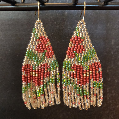 Hand Beaded Earring