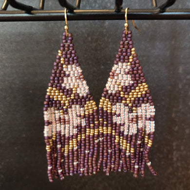 Hand Beaded Earring